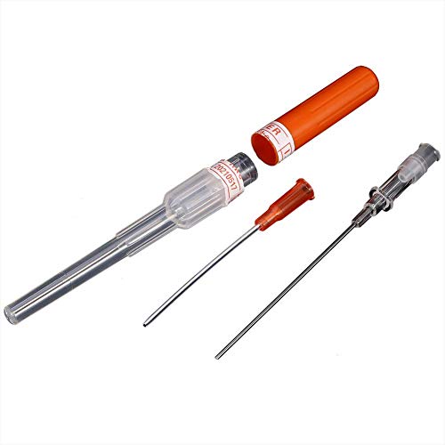 Agujas perforadoras, 5 piezas/bolsa 4 tipos de tatuajes corporales piercing esterilizado 14G / 16G / 18G / 20G aguja hueca desechable (14G)