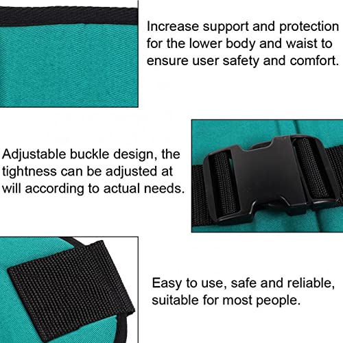 ALLWIN Soporte para La Espalda Arnés De Seguridad Ajustable para Silla De Ruedas Pacientes De Edad Avanzada Sillas De Ruedas Cinturón De Seguridad Cinturón De Fijación para Piernas Terapia