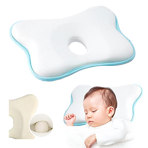 Almohada para bebé, almohada ortopédica contra la cabeza plana, contra la cabeza plana, almohada de bebé contra la cabeza plana, almohada de bebé contra la cabeza plana