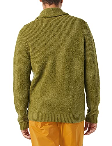 Amazon Essentials Cárdigan de Manga Larga con Cuello Suave al Tacto Suéter, Aceituna Dorada, XL
