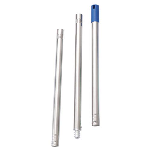 Angoily Poste de Extensión Mango Telescópico Fregona Barra de Extensión Poste Multifuncional para Escobilla de Goma Rodillo de Pintura 1M