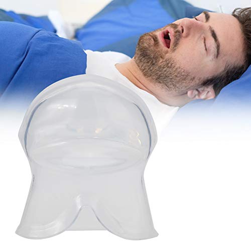Anti russare, linguetta antirussamento Morbido trasparente medico, smettere di russare Silicone apnea notturna Guardia notturna Stop russare Fermo della lingua per la gola Russare Morbido aiuto per do