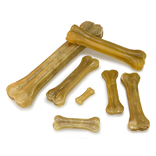 ARQUIVET - Hueso prensado de Piel de Vacuno 11 cm (Bolsa de 25 Unidades) - Paquete de Huesos para Perros - Hueso para Fortalecer Dientes de Perros - Hueso masticable