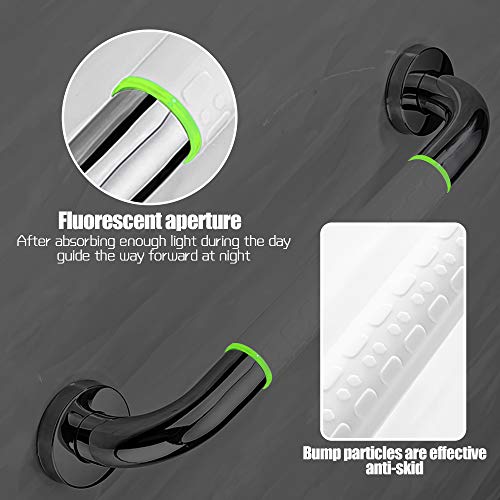 Asa de Seguridad para Baño, Antideslizante, Manija de la Ducha de Acero Inoxidable, para Niños, Discapacitado, Lesionado, el embarazo y Personas Mayores (60CM)