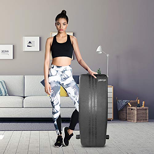 ATIVAFIT Banco de pesas ajustable para entrenamiento de cuerpo completo, multiusos, banco de pesas plegable, banco plano para gimnasio en casa,Banco inclinable/declive Plegable