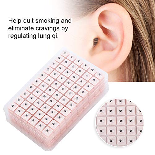 Auricular Oreja Masaje Pegatina, Semilla Acupresión Equipo 1800pcs Desperdicio Productos Pulmón Qi con Planta Semilla por Oreja Relajarse Acupuntura Puntos