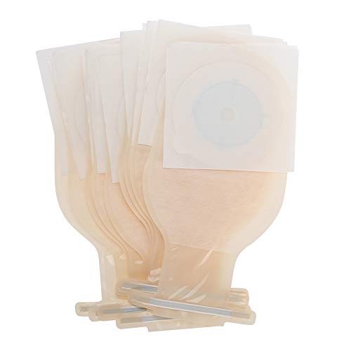 Aviviva Bolsa de ostomía Bolsa de colostomía 10 unids/Pack Sistema de una Pieza Bolsa de ostomía Bolsa médica drenable Bolsa de colostomía Suministros de ostomía