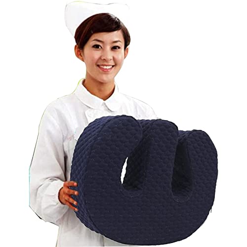 Ayuda para Girar Al Paciente, Cuidado Antiescaras, Cojín De Posición Lateral Tipo M, Utilizado para Pacientes Paralizados Postrados En Cama Y Herramientas De Enfermería, Azul