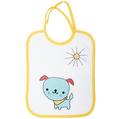 BabyCalin Juego de 7 baberos impresos 20 x 25 cm