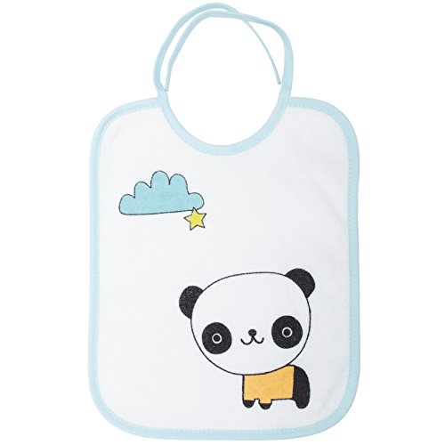 BabyCalin Juego de 7 baberos impresos 20 x 25 cm
