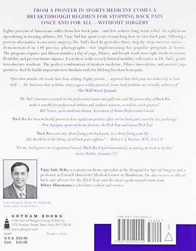 Back RX: A 15-Minute-a-Day Yoga- and Pilates-Based Program to End Low Back Pain Fully Updated and Revised