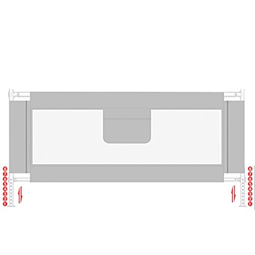 Cojín acolchado para riel de cama de hospital, cubierta protectora de  barrera de cama para adultos mayores, protector de seguridad para  barandillas de