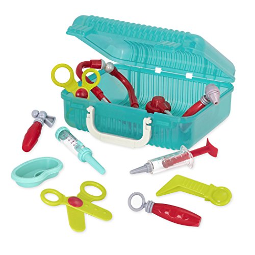 Battat- Doctor Kit MALETIN DE Medico Deluxe, Color Azul (Branford Ltd. XBT-BT2537Z)
