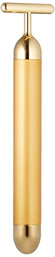 Beauty Bar 24k Golden Pulse Facial Masajeador facial, Eléctrico Masajeador Para la piel Sensible, Lifting facial instantáneo, Antiarrugas, Para Frente, Mejilla, Cuello, Brazo, Ojos, Nariz