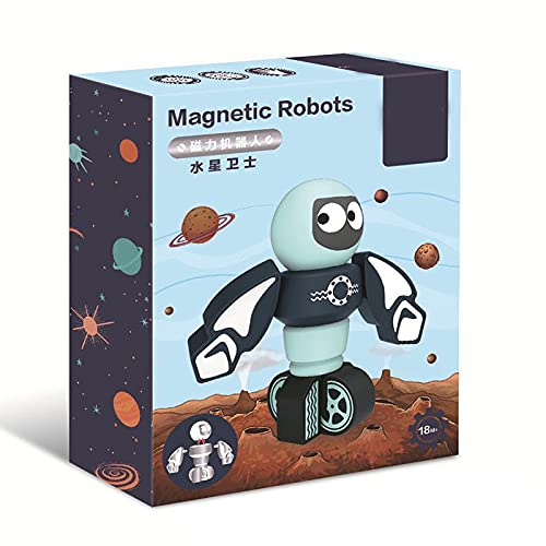 Beifeng Robot magnético bloques de construcción juguete interesante montaje juguete creativo DIY temprano rompecabezas educativo juguete para niños