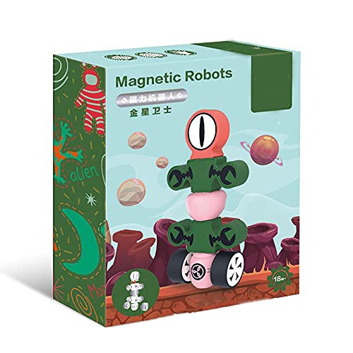 Beifeng Robot magnético bloques de construcción juguete interesante montaje juguete creativo DIY temprano rompecabezas educativo juguete para niños
