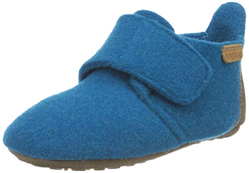 Bisgaard Baby Wool, Primer Zapato de Andador Unisex bebé, Orion Blue, 26 EU