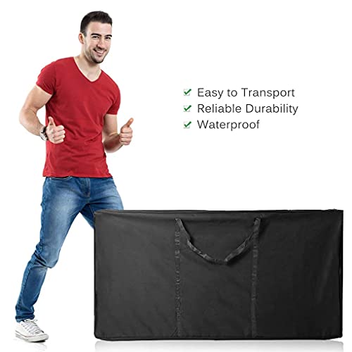 BIUYYY 670L Grande Bolsa Almacenaje Maniqui de Enfermeria con Asas Resistentes & Cremallera, Oxford Bolsa Plegables, Organizador de Viaje Organizador de Ropa Cojines Edredones Manta Almohadas