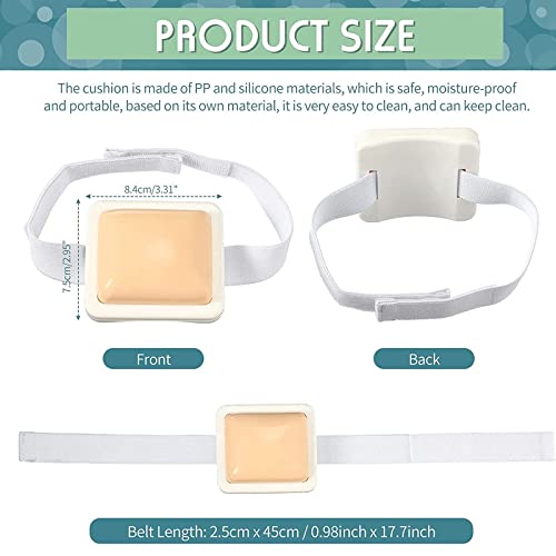 BJH 2 Pieces Injection Pads Plastic Intramuscular Injection Training Pad IV Injection Training Pad Model, for Nurse Medical Students Training Practice Pad Skin Injector