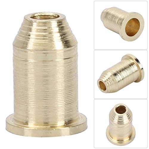 Bnineteenteam 6 Piezas de Guitarra a través de férulas de Cuerda para Guitarra eléctrica(Dorado)