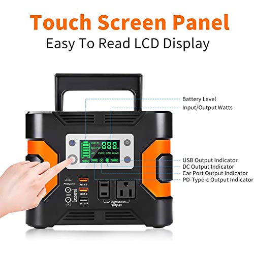 BO LAI DE Central Eléctrica Portátil 330W, 110 Mah, 81000Wh Generador Solar De Batería De Respaldo De Emergencia, Adecuado para CPAP Viaje De Campamento Al Aire Libre Uso Familiar De Emergencia