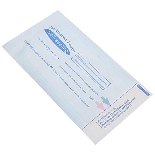 Bolsa de esterilización oral autoadhesiva de 200 piezas/caja, bolsa de esterilización sellada desechable, bolsa de almacenamiento de bolsa de limpieza de suministro oral, bolsas de esterilización de
