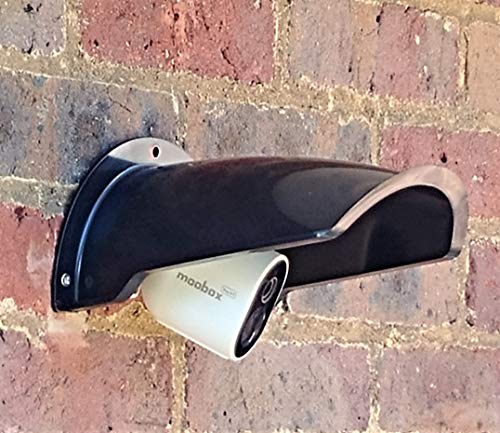 Boxulock CCTV cámara de Seguridad Resistente a la Intemperie Carcasa protección Solar Protector Protector de Lluvia Cubierta para Arlo, Blink, Ring Otras cámaras con batería y Domo. Negro