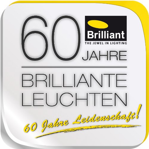 Brilliant 93008/76 - Lámpara de pie, aluminio, Plástico