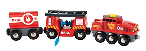 BRIO-33844 Tren Juego Primera Edad, Negro, Rojo, Color Blanco, 3 años (33844)