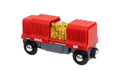 BRIO Vagón de mercancías con carga de oro (33938)