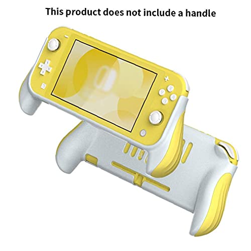 Caja de agarre compatible con la cubierta protectora de Switch Lite Anti resbalón con manijas ergonómicas amarillas