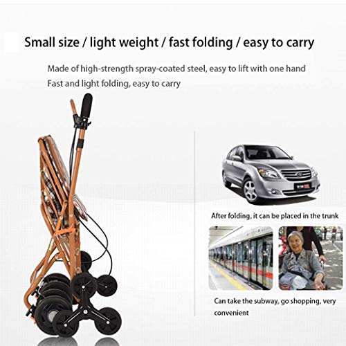Carro, multifuncional plegable Compras Viejo Vespa puede empujar for sentarse cuatro rondas for ayudar a comprar verduras pequeñas Conveniente viejo carrito de compra carro de regalo bolsos y cestas,