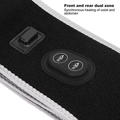 CHICIRIS Protector de Cintura Eléctrico, Control de Temperatura Inteligente de Calor Uniforme Cinturón de Cintura de Calentamiento para Dolor de Espalda en la Cintura para Calambres en la Espalda