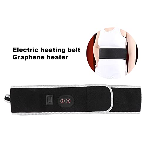 CHICIRIS Protector de Cintura Eléctrico, Control de Temperatura Inteligente de Calor Uniforme Cinturón de Cintura de Calentamiento para Dolor de Espalda en la Cintura para Calambres en la Espalda