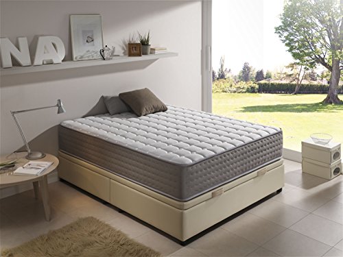 COLCHÓN VISCO GRAFENO Certificado con Almohada DE Regalo Aloe Vera VISCO GRAFENO 150 X 190 (Todas Las Medidas)