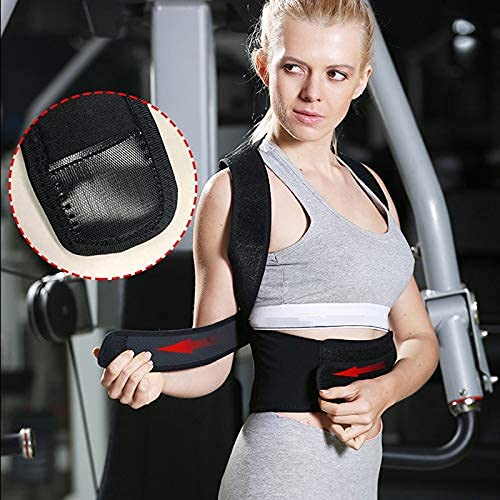 Corrector de postura Corrector de postura para hombres y mujeres Barra de apoyo para la espalda Corrector de apoyo para dejar de encorvarse y encorvarse Entrenador de espalda ajustable Apoyo de apoyo