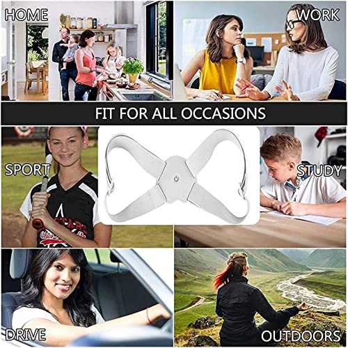 Corrector de postura de espalda para hombres, mujeres y niños, recordatorio de vibración con sensor inteligente, corrector de postura inteligente, correas de soporte ajustables (color: azul) (azu
