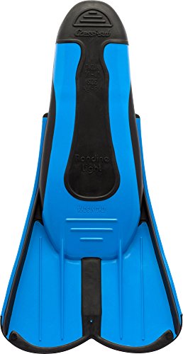 Cressi DP182041 Aletas de natación, Unisex-Youth, Azul, 41/42