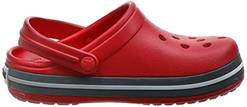 Crocs Crocband Unisex Adulta Zuecos, Rojo Pepper, 43/44 EU