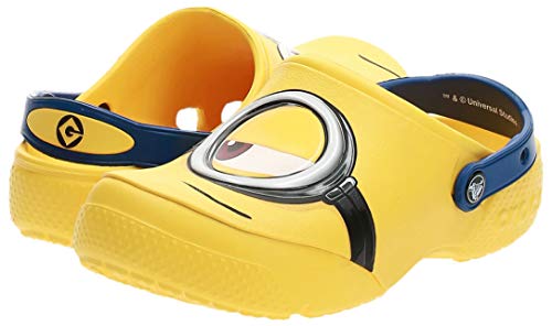 Crocs Crocs Funlab Minions Clog K Unisex Niños Zoccoli, Amarillo (Yellow), 27/28 EU