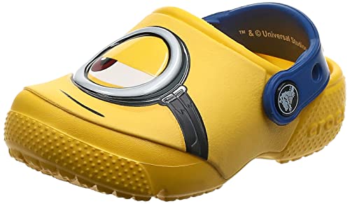 Crocs Crocs Funlab Minions Clog K Unisex Niños Zoccoli, Amarillo (Yellow), 27/28 EU