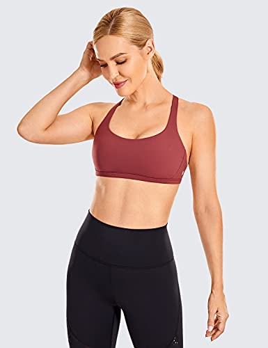 CRZ YOGA Sujetador Deportivo Yoga para Mujer Ejercicio Fitness Ropa Interior Sabana M