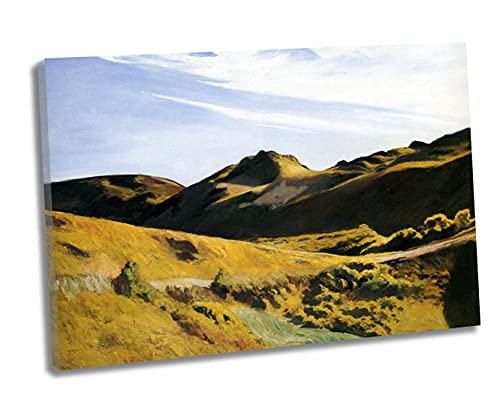 Cuadros Salon Decoracion Edward Hopper Foto Mural Pared Lienzos Decorativos Dormitorios Murales Pared Fotomurales Decorativos Pared Para Dormitorios (La joroba del camello)50x80cm 20"x31" Enmarcado