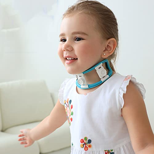 Cuello Ortopédico Para Niños, Órtesis Ajustable Para El Cuello Torcido, Adecuado Para Edades De 6 Meses a 7 Años, Evita La Tortícolis, Cuidado Integral Del Cuello, Silicona Agradable Para La Piel Que
