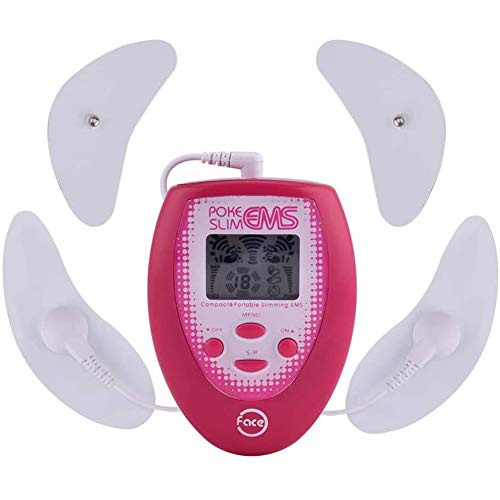 CXN Eficiente Estimuladores musculares eléctricos TENS EMS Masajeador Adelgazante Facial eléctrico Estimulación Muscular con 2 electrodos Etiqueta Facial 2 Etiqueta de mejilla Conveniencia