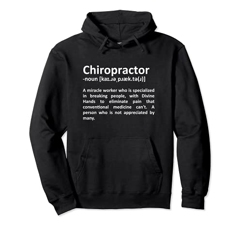 Definición divertida de un quiropráctico Sudadera con Capucha