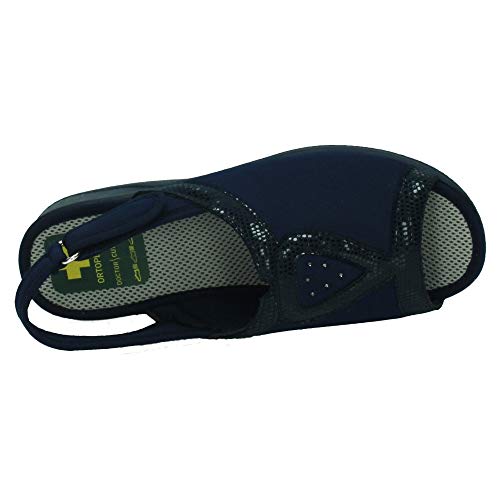DOCTOR CUTILLAS 21774 Sandalias Anchas SEÑORA Sandalias Marino 39