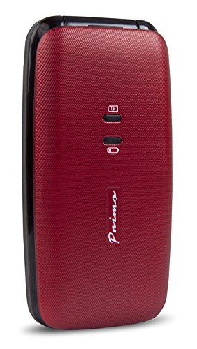 Doro Primo 401 5,08 cm (2") 74 g Negro, Rojo Teléfono básico - Teléfono móvil (Concha, SIM única, 5,08 cm (2"), Bluetooth, 800 mAh, Negro, Rojo)