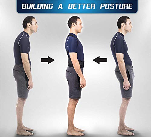 Ducomi Extreme Posture - Corrector de Postura Ajustable para Espalda - Correa de Soporte y Ayuda de Corrección con 12 Imanes de 800 Gauss - Evita Dolor e Inflamación en Articulaciones (Beige, XL)