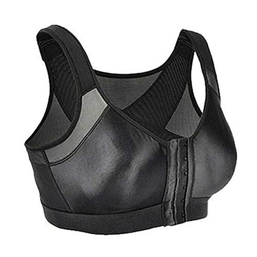duoying El último sujetador corrector de postura femenino, soporte de espalda inalámbrico, sujetador de yoga no acolchado ropa interior femenina de cintura alta, S-XL